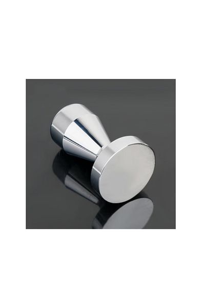 motor starter Tamper/presa inox pentru cafea, baza 49 mm, argintiu