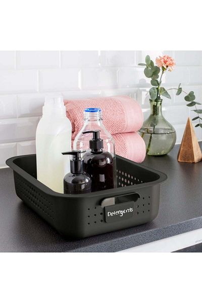 Orthex Storage and organization box, SmartStore Recycled 10, made of recycled plastic, 6L, 37x28x10 cm