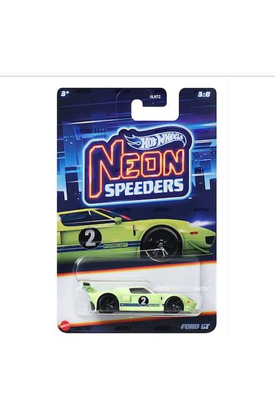 HOT WHEELS Neon Speeders Ford GT, 1:64, Green