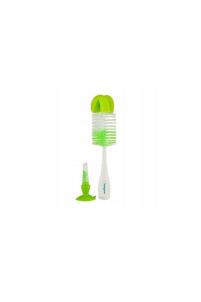 Babyono Bottle brush and teat with green suction cup 728/02