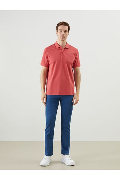 LC Waikiki New Season Polo Neck Short Sleeve Pique Men's T-Shirt - S52213Z8