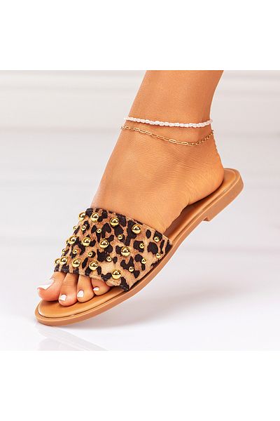 Lush Fashion Women's Slippers Made of Eco-friendly Leather
