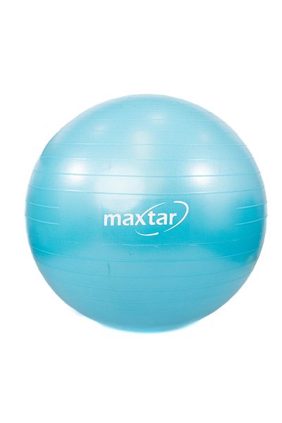 Maxtar Minge de gimnastică fitness 65 cm, 0,92 kg, albastră
