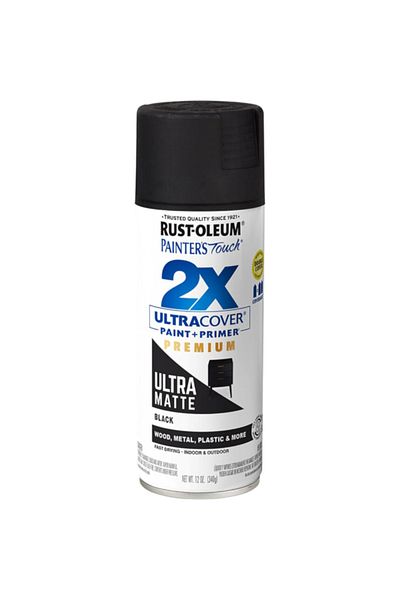 Rustoleum Painter's Touch 2X Ultra Cover Ultra Matte Spray Paint and Primer 12 oz