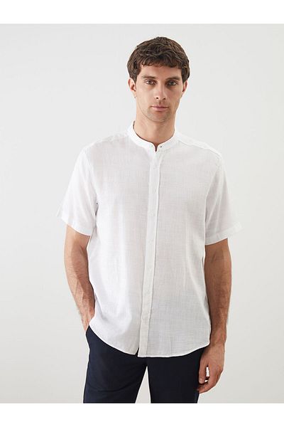 LC Waikiki Ανδρικό πουκάμισο με κοντό μανίκι New Season Regular Fit - S5FE50Z8