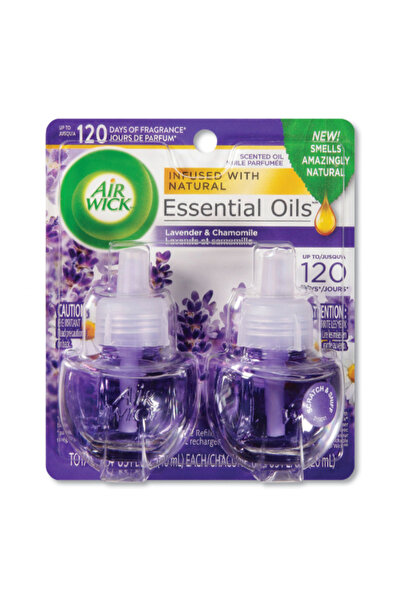 Air Wick عبوة إعادة تعبئة معطر جو برائحة زيت اللافندر والبابونج 19 مل