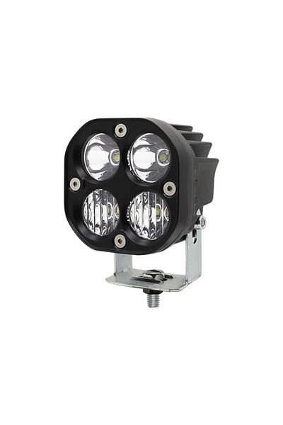 AUTOREY Off-Road LED Floodlight 40W 6000K White Light Spot Beam Dimensions 77mm x 69mm x 77mm