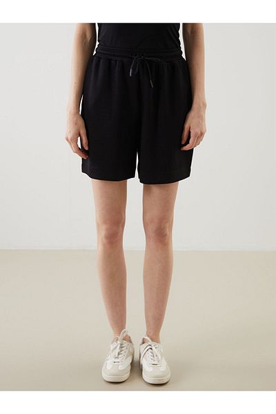 LC Waikiki Pink Women's Shorts with Elastic Waist