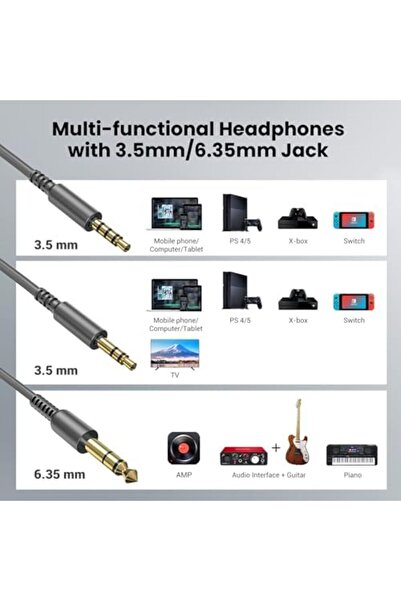 Oneodio Pro10 Wired Over Ear Headphones Hi-Res Studio Monitor & Mixing DJ Stereo Headsets with 50mm