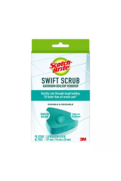 Scotch Brite مزيل تراكمات الحمام القابل لإعادة الاستخدام سويفت سكراب 0.8 × 4....