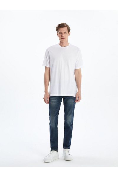 LC Waikiki Νέα σεζόν DRY TOUCH Crew Neck Ανδρικό Tisort από βαμβακερό χτενισμένο - S5M451Z8