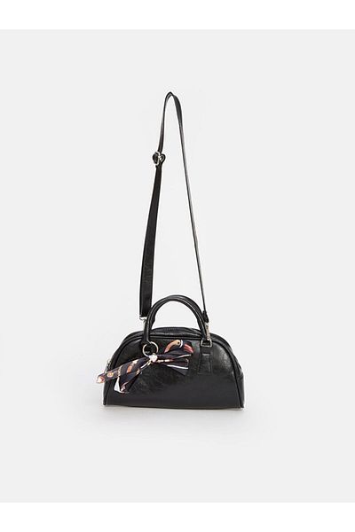 LC Waikiki New Black Leather Look Women's Shoulder Bag
