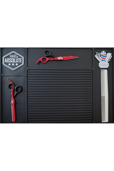Nano Absolute Counter Top Non-Slip Silicone Mat for Hairdressers and Barbers - Heat-Resistant Stylish Countertop Pad