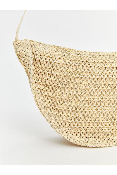 LC Waikiki New Season Women's Straw Shoulder Bag - S5H889Z8