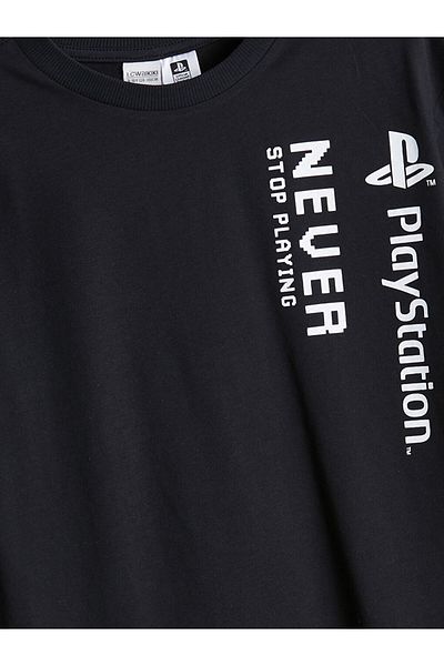 LC Waikiki New Season Crew Neck Playstation Printed Men's T-Shirt - S5Md72Z4