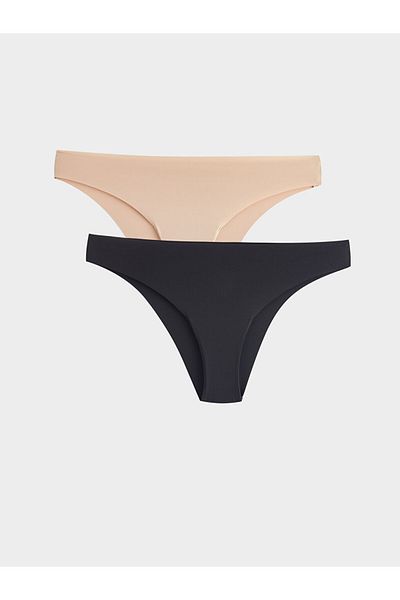 LC Waikiki New Season Duz Laser Cut Brazilian Panties 2 Pack - S46606Z8
