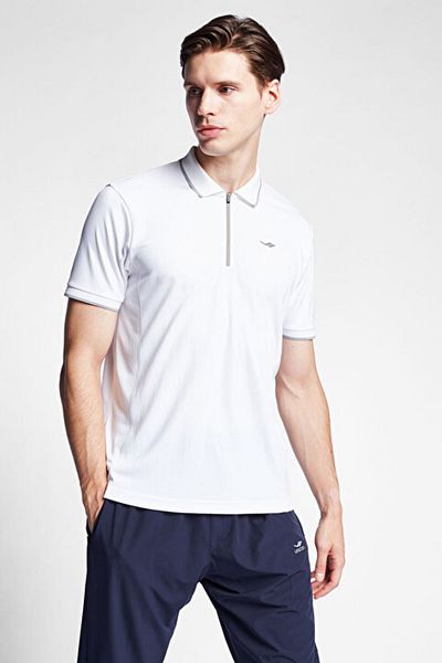 Lescon Men's Short Sleeve Polo Neck T-Shirt 25B-1046