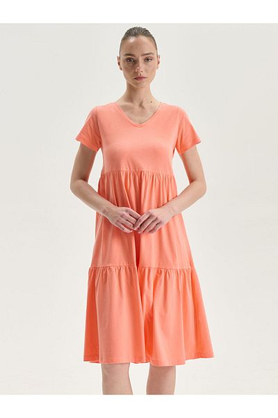 LC Waikiki New Season V-Neck Women's Dress - S5Gq63Z8