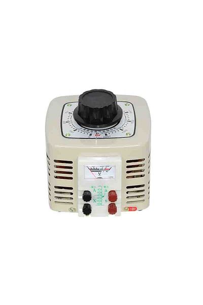 OEM Single-phase autotransformer, 220V - 0...250V - 2000VA/8A, 2KW, analog voltmeter