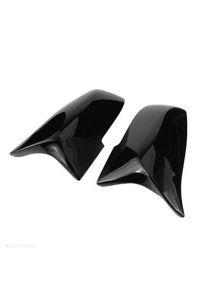 AUTOREY Set of 2 mirror caps glossy black M compatible BMW 3 Series F30 F31 F20 F21 F22 F23 F32 F33 F36 E84
