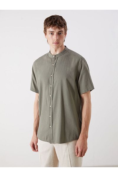 LC Waikiki Ανδρικό πουκάμισο με κοντό μανίκι New Season Regular Fit - S5FE50Z8