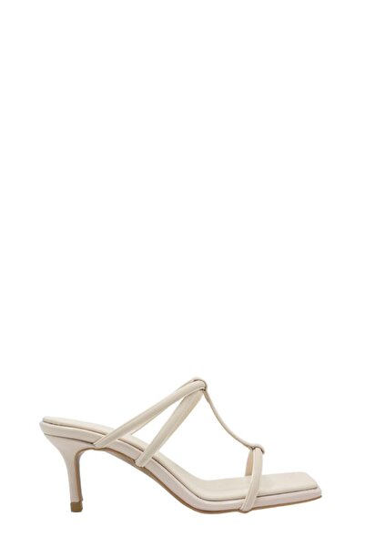 Moulin Shoes نعال نسائي بكعب 8 سم بيج