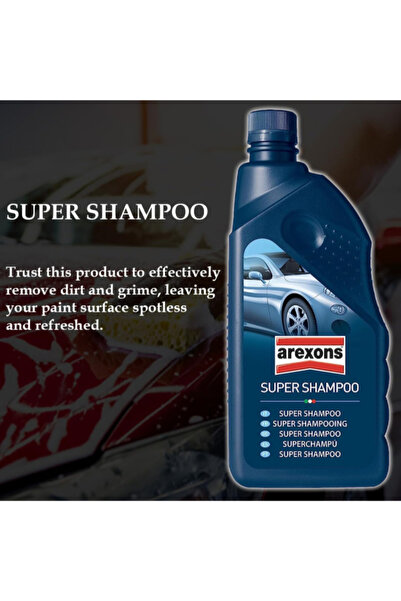 Arexons شامبو سوبر كار لتنظيف متألق ولمعان نهائي 1 لتر