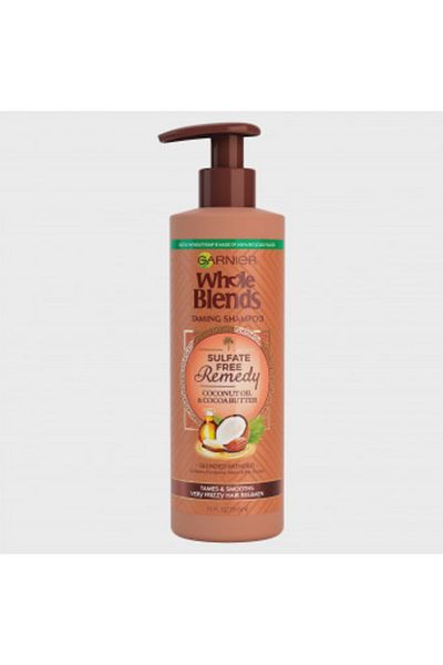 Garnier Whole Blends Sulfate Free Remedy Daily Taming Shampoo with Coconut Oil and Cocoa Buuter - 355ml