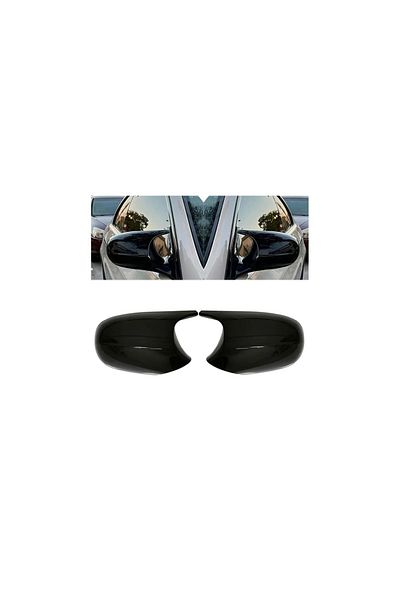 AUTOREY Batman Mirror Cover Set M Style M3 BMW E90 E91 E92 E93 E87 E88 E81 E82 LCI Facelift Glossy Black