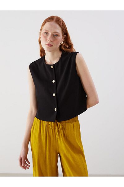 LC Waikiki New Season Crew Neck Women's Classic Vest - S5Gi24Z8