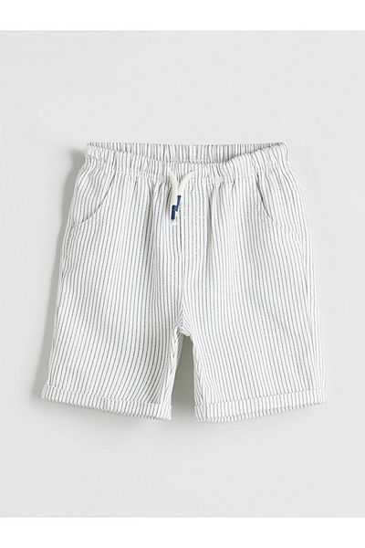 LC Waikiki Indigo Elastic Waist Basic Pocket Boys Shorts