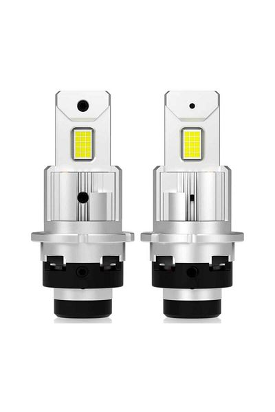 AUTOREY Set of 2 D2S/R Auto LED Bulbs 75w 30000 Lumens White Light 6500K 12-24 Volts CSP Canbus