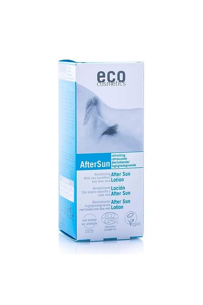Irisana Certified Organic After Sun Lotion with Aloe, Soothes Skin and Sunburns 75 ml -Eco Cosmetics