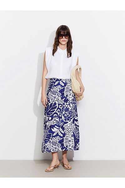 LC Waikiki White Modal Blend Women's Shirt