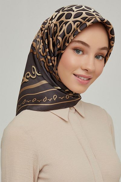 Armine Nostalgia Series Silk Twill Scarf 8650D-01