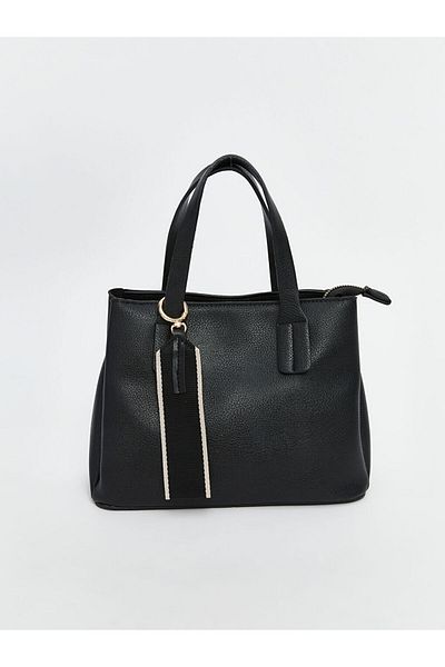 LC Waikiki Black Leather Look Women's Handbag