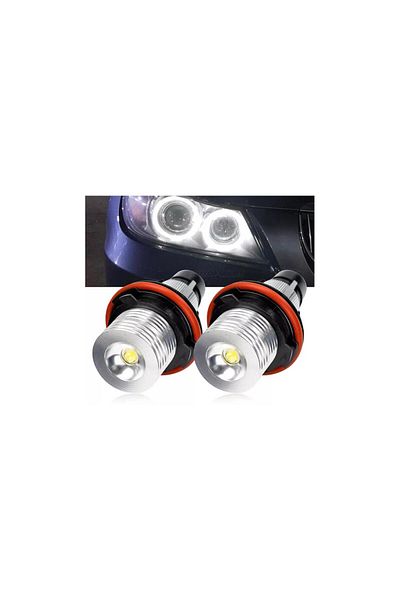 AUTOREY Set de 2 becuri LED Angel Eyes pentru faruri BMW Seria 1 E87 E39 E60 E61 E63 E64 E65 E66 X5 E53 E83 X3