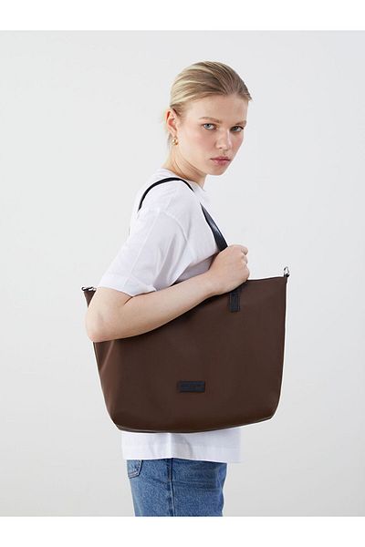 LC Waikiki Lcw Accessories Brown Detachable Strap Women's Shoulder Bag