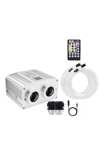 AUTOREY Fiber Optic Kit Starry Ceiling Car TWINKLE RGBW 32W 600 Wires 0.75mm and 3M length