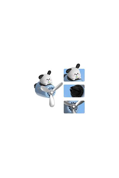AUTOREY Aviator Bear Car Aromatherapy Diffuser Ventilation Grille Car Air Freshener 2 Fragrances Included