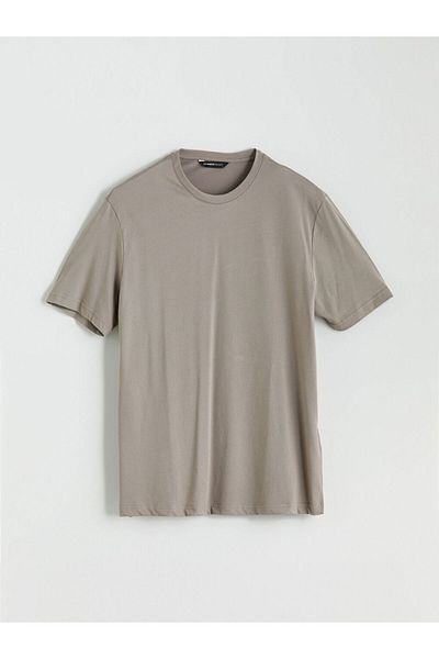 LC Waikiki New Season Dry Touch Crew Neck Combed Cotton Men's T-Shirt - S5M451Z8