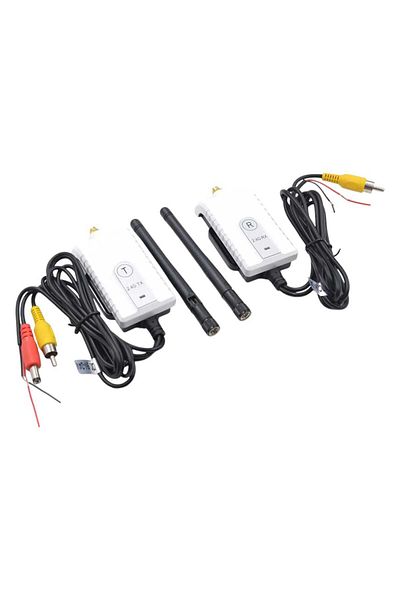 AUTOREY 2.4GHz Wireless Transmitter and Receiver Kit for Rear View Camera RCA Compatible Module 12V-24V