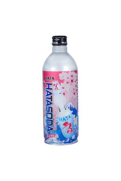 Ramunes Refreshing Drink, Ramune, Hata Soda Lychee, Citrus, 500 ml