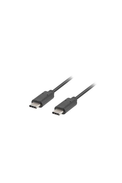 Lanberg Cablu USB-C 3.1 gen.2 tata-tata, Lanberg 43691, Încărcare rapidă 4.0, Power Delivery 3.0, 10GB/S, negru