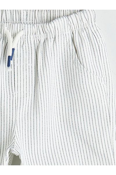 LC Waikiki Indigo Elastic Waist Basic Pocket Boys Shorts
