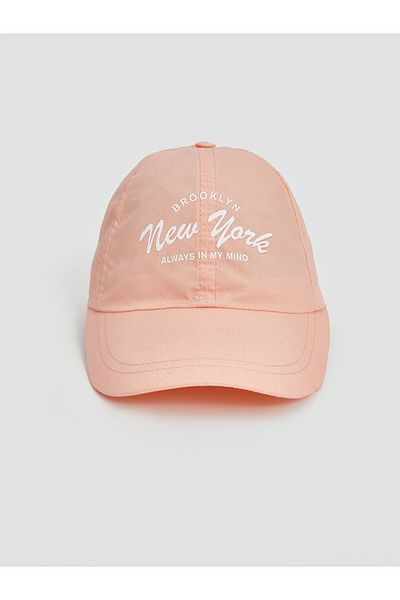 LC Waikiki Pink Text Embroidered Women's Cap Hat