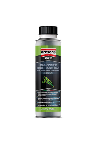 Arexons سائل تنظيف حاقن البنزين المركز برو 340 مل