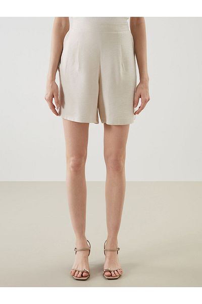 LC Waikiki New Season Women's Shorts with Elastic Waist - S5Jr17Z8