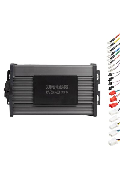 Powermaster SD-21465 48V-60V 600 Watt Elektrikli Bisiklet ve Scooter Beyni Akıllı Güç Kontrol Beyin