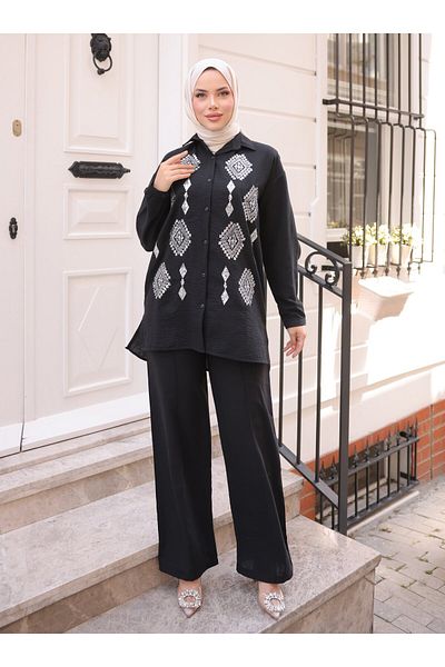 SAHRA BUTİK Set - black - sahra boutique